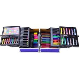 Penál s jednorožcem 3D fialový