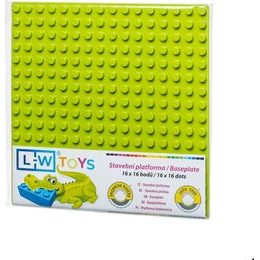 Podložka na stavění JUNIOR limetková 16x16 bodů