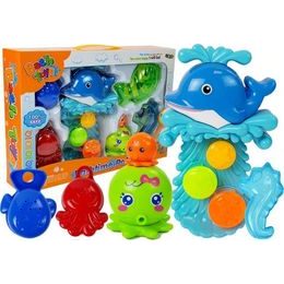 Delfín s vodopádem - hračka do vany