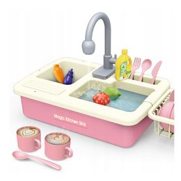 Dětská kuchyňka s doplňky modrá