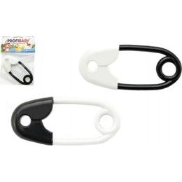 Chrastítko - špendlík černobílý - mix 2 druhy