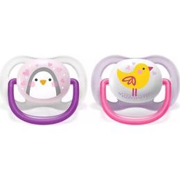 AVENT Šidítko Ultra air Zvířátko 0-6m.dívka 2ks