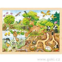 Příroda - dřevěné puzzle 96 dílů