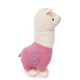 Plyšová lama Elie 55 cm - růžová