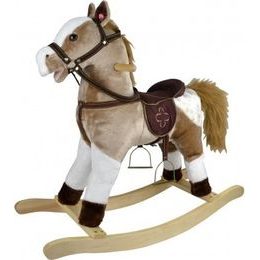 Houpací Kůň - světle hnědý - na baterie