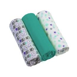 Pleny mušelínové Super soft Babyono 3 ks - Mint