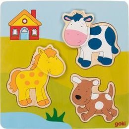 Zvířátka na farmě - 3D puzzle pro nejmenší, 5 dílů