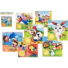 Přesouvačka hlavolam zvířátko - mix druhů