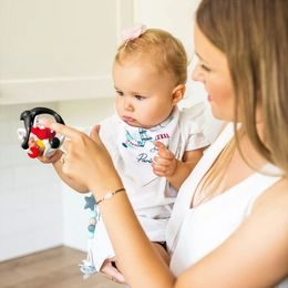 Kroužky se 4 tvary - srdíčka, kolečka - mix barev