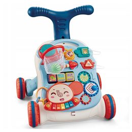 Dětské odrážedlo s interaktivní tabulí - růžové