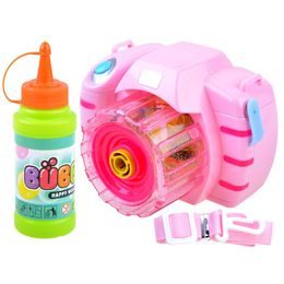 Majlo Toys bublifuk na baterie Fotoaparát růžový