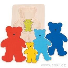 Vícevrstvé puzzle - Medvěd