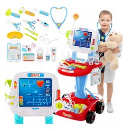 Souprava pro lékaře - ISO Trade lékařský vozík s doplňky