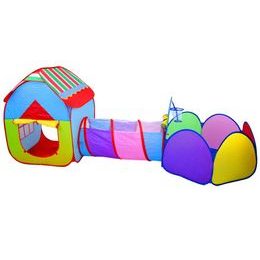 Majlo Toys dětský stan 3v1 s tunelem Play Tent