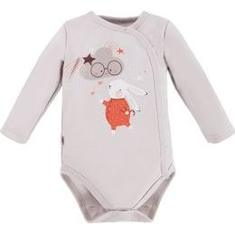 EEVI Kojenecké body s dlouhým rukávem Mellow šedá 62 (3-6m)