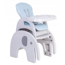 Ecotoys jídelní židlička 3v1 modrá