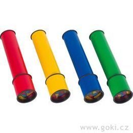 Kaleidoskop s otáčecí hlavou barevný, 21 cm