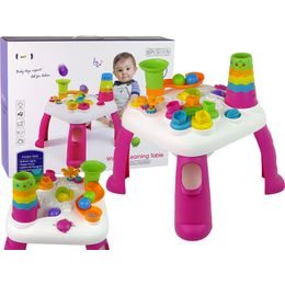 Interaktivní výukový stůl Skluzavka na balónky pink