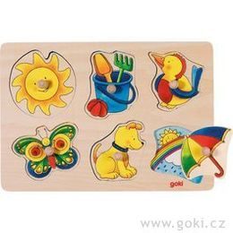 Odkrývací puzzle - Slunce, měsíc...