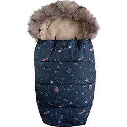 Zimní fusak BabyMatex Venus modrý + rukávník