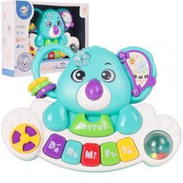Interaktivní pianko pro nejmenší se světlem a zvukem Koala modrá