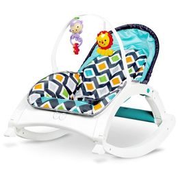 Ecotoys kojenecké lehátko 3v1 s vibracemi a hudbou Animal 8