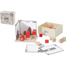 Dřevěná skládanka stavebnice Vesmír 41ks