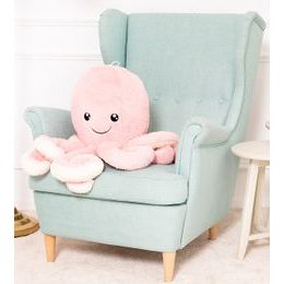 Plyšová chobotnice Monty 80 cm - růžová