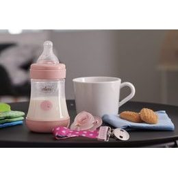 Canpol Babies Canpol Babies Antikolik. lahvička se širokým hrdlem, Exotic Animals, 300 ml - růžová