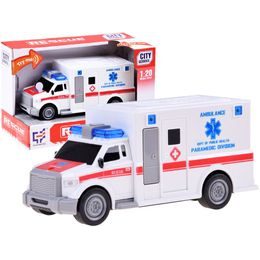 Dětská sanitka se světly a zvuky City Rescue 1:20