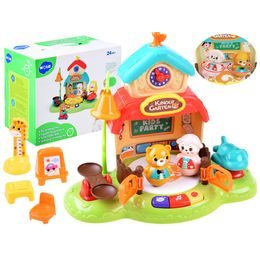 Huile Toys multifunkční domeček pro nejmenší se zvuky Jesličky