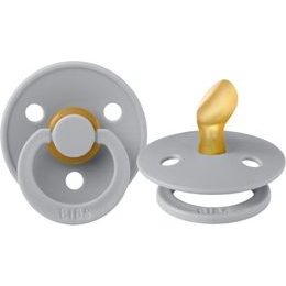 BIBS Dudlík z přírodního kaučuku 6m+ 1ks, bílý