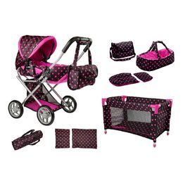 SMONTOVÁNO Alice postýlka pro panenku 7701 černá