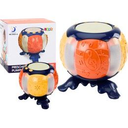 Vzdělávací interaktivní dýně se světly a zvuky Oranžová