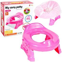 Dětský cestovní nočník Travel Potty růžový