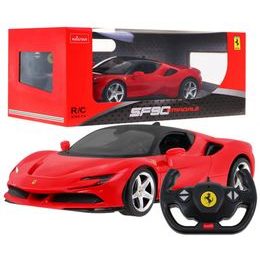 Rastar auto na dálkové ovládání Ferrari SF90 Stradale 1:14 červené