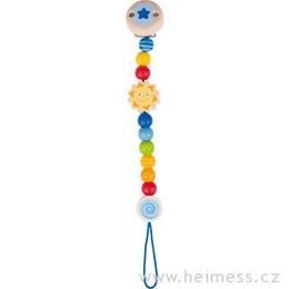 Sluníčko - šňůra na dudlík (Heimess soft colors)