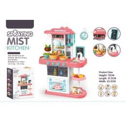 Velká kuchyňská souprava s doplňky růžová