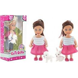 Panenka s mazlíčkem - mix 3 druhy