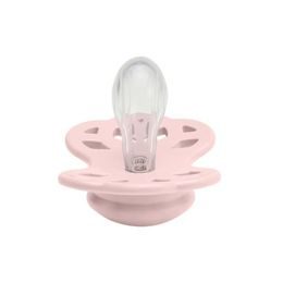 BIBS DE LUX - Silikonový dudlík, 0 - 36 m, vanilkový