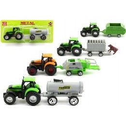 Traktor s přívěsem - mix 6 druhů