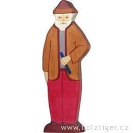 Dědeček - postavička ze dřeva