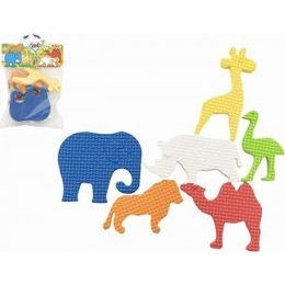 Pěnové vodolepky ZOO/Safari 6ks