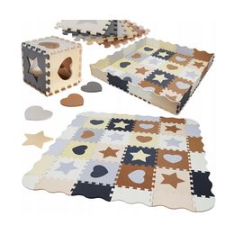 Výuková pěnová podložka Motivy 36ks hnědá