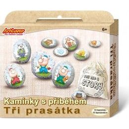 Akrylové barvy - 6ks se štětcem