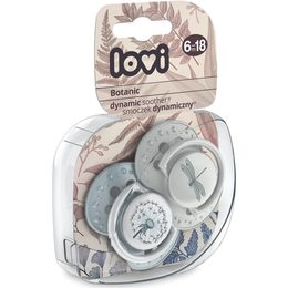 LOVI 22/871 Dynamický silikonový dudlík 6-18 m 2 ks Botanic Boy