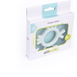 GiliGums Dětské silikonové kousátko Baby Octopus Teether, 3m+, meruňkova, 1 ks