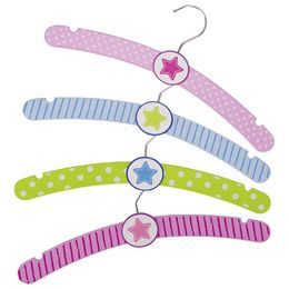 Dětský věšák ze dřeva Slon a hvězdy