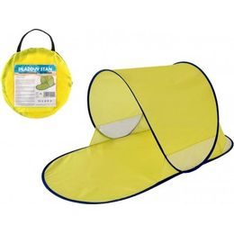 Stan plážový s UV filtrem - samorozkládací - ovál žlutý