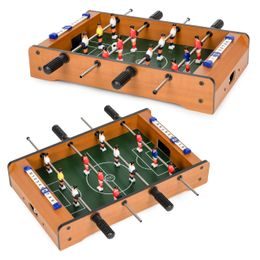 Ecotoys stolní fotbálek 50x30 cm hnědý